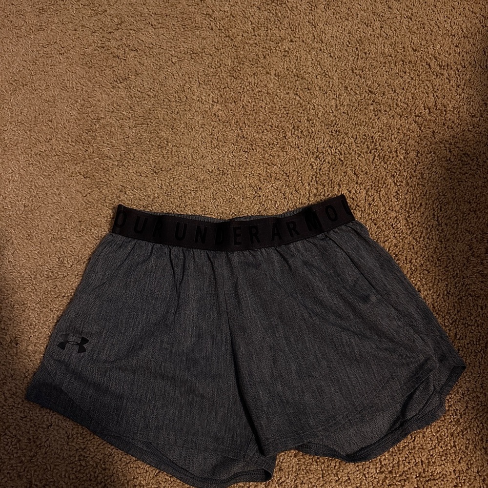 Under Armour Women's Gray Athletic Shorts